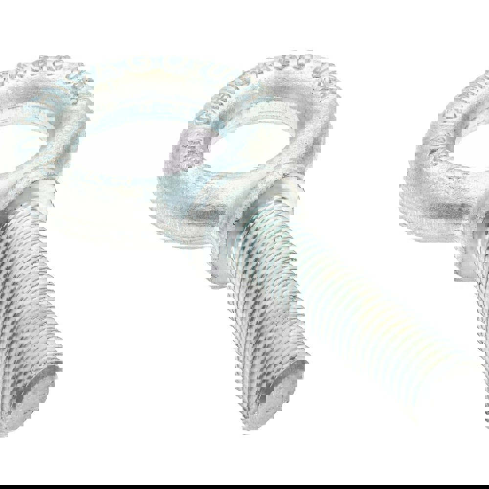 Fixed Lifting Eye Bolt: With Shoulder, 6,000 lb Capacity, 3/4-10 Thread, Grade C-1035 Steel